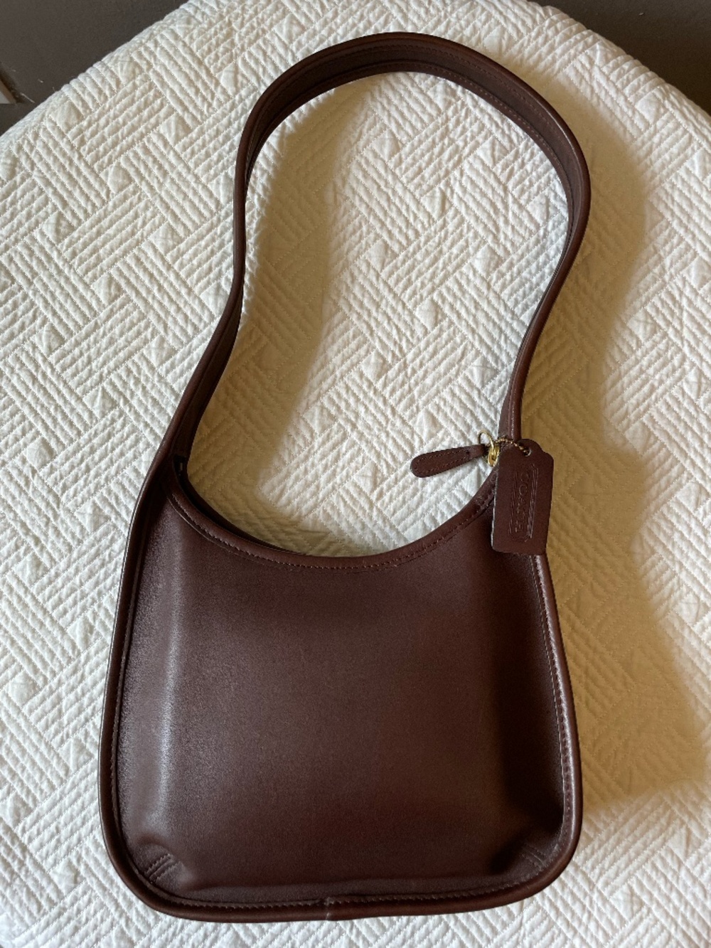 Coach vintage Ergo Mini Zip Bag 9020 in mahogany brown